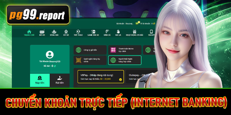 Chuyển khoản trực tiếp (Internet Banking)